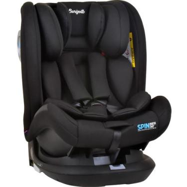 Imagem de Cadeirinha para Carro Burigotto Spin 360 Isofix 0-36Kg Black, Preto