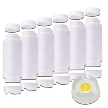 Imagem de Conj 6 Bisnagas 473 ml (16 Oz) FIFO Bootle Canadá Original Bico NSF Co