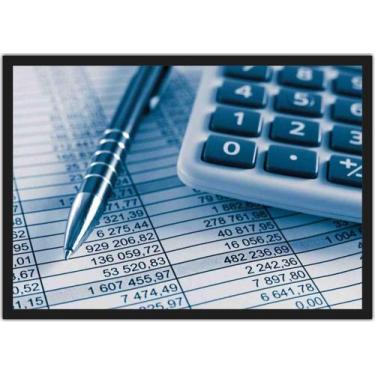 Imagem de Quadro Decorativo Profissão Contabilidade Contador Economia Decoração 