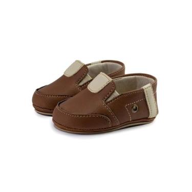 Imagem de Sapato mocassim baby menino recem nascido sapatinho infantil confortav
