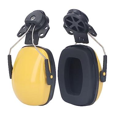 Imagem de Capacete de Segurança Protetor Auricular Com Redução de Ruído, 1 par de Proteção Auditiva para Capacete para Canteiro de Obras e Decoração de Casa, Vedação Acústica Eficaz e
