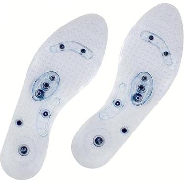 Imagem de Palmilha Magnética Massagem Terapia Estresse Dores Ansiedade Emagrecimento Promovem Massagem Tipo Doin, Associada a Reflexologia