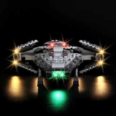 Imagem de Kyglaring LED Lighting Kit, Compatible with Leg0 75383 Darth Maul's Sith Infiltrator Building Blocks Model，75383 LED light Set (leg0 Sets Not Included), Light Up Your leg0!