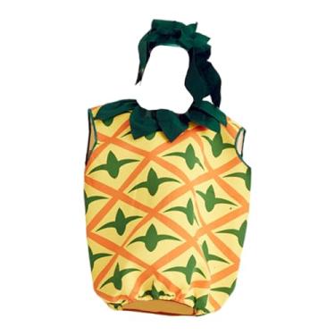 Imagem de oshhni Fantasia de fruta, conjunto fofo, fantasia de abacaxi para brincadeira de faz de conta, festa temática de Halloween