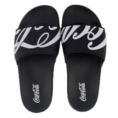 Imagem de Chinelo Coca Cola Slide Alpha Preto