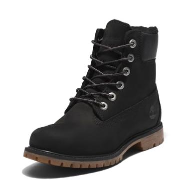 Imagem de Timberland Bota feminina impermeável premium de 15 cm, Preto-novo 2024, 34