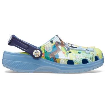 Imagem de Sandália crocs bluey classic clog juvenil multi, 34, Multi