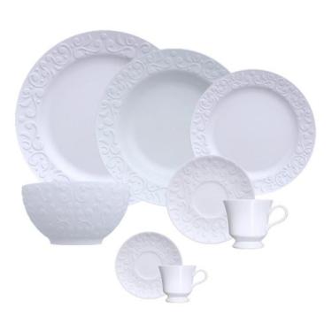 Imagem de Aparelho Jantar Chá Café C Bowl 48 Peças Tassel Porcelana Germer 6 Lug