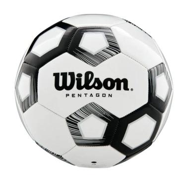 Imagem de Bola de Futebol Clássica Pentagon Nº4 Profissional Amador PVC Unissex Wilson