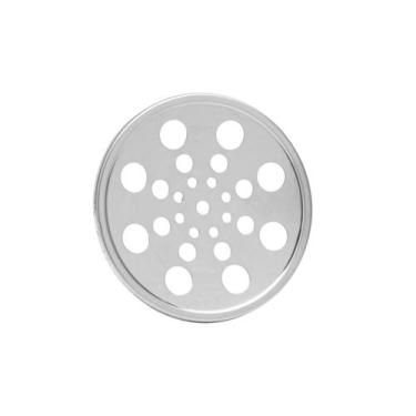 Imagem de Grelha Alto Padrão Redonda 10 Cm Aço Inox Sem Fecho - CD ATACAREJO 