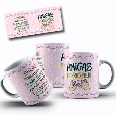 Imagem de Caneca Branca Amigas Amizades Mod.6 - Alabama Stamp