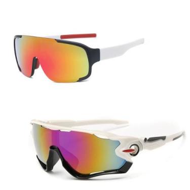 Imagem de Kit 2 Óculos De Sol Esportivo Ciclismo Mtb Espelhado Uv400 - PENDULARI