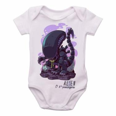 Imagem de body nenê criança roupa bebê Alien - Empório Dutra, M   ( 2-4 Meses )