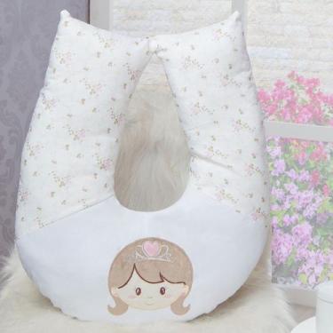 Imagem de Almofada Amamentação Amiguinhos Bordada para Bebê - Miguel Baby Enxova