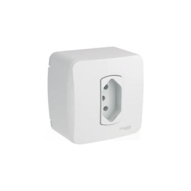 Imagem de Caixa Tomada Sobrepor Tomada Branco Miluz Schneider S3B66350