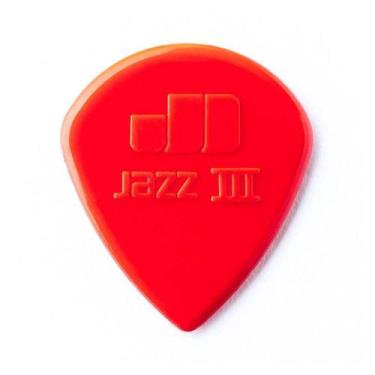 Imagem de Palheta Nylon Jazz Iii Vermelha Pct C/4 Un 47r3n Dunlop (1827)