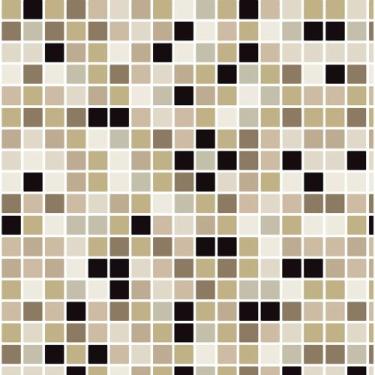 Imagem de Papel de Parede Autocolante Pastilhas Quadriculadas Tons Da Cor Areia 