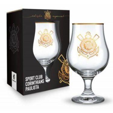 Imagem de Taca dublin 400ml serie ouro - corinthians timão oficial - BRASFOOT