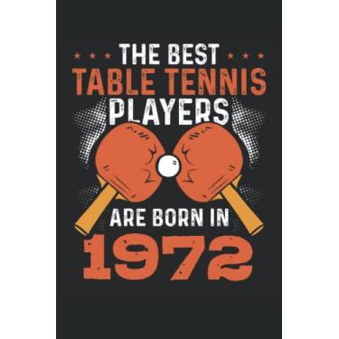 Imagem de The best table tennis players 1972: Dot Grid Jounal ToDo Exercise Book or Diary 6" x 9" (15.24 x 22.86 cm) 120 pages
