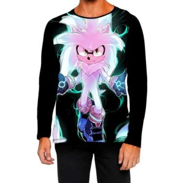 Imagem de Camiseta Manga Longa Ads Silver The Hedgehog Sonic 1 - Fabriqueta, XG
