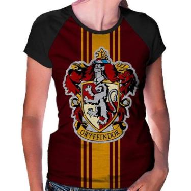 Imagem de Camiseta Raglan Baby Look Harry Potter Ref:397 - smoke, Preto, G