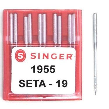 Imagem de Agulha de Máquina Reta Industrial Singer Cabo Grosso 1955 - 10 unid., 