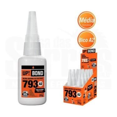 Imagem de ADESIVO INSTAN. CIANO 20 g - BICO A - CÓD. 793A2 - UP!BOND
