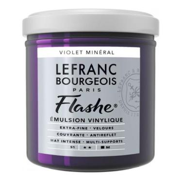 Imagem de Tinta Acrílica Flashe Importada Lefranc Mineral Violet S1 826 125ml - 
