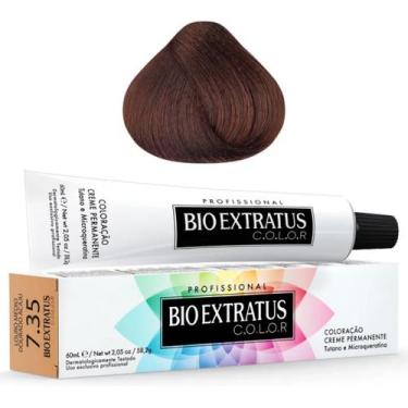 Imagem de Coloração Creme Bio Extratus 7.35 Louro Médio Dourado Acaju