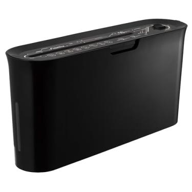 Imagem de Asmix Triturador de Papel para Escritório em Casa, Design Compacto Preto, Corte Cruzado, 3 Folhas, 10 Minutos de Uso Contínuo