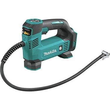 Imagem de Makita Inflador sem fio de íon de lítio DMP180ZX 18V LXT®, alimentado por bateria, apenas ferramenta (bateria e carregador não incluídos); adaptador de válvula Presta; agulha de bola esportiva;