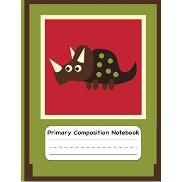 Imagem de Primary Composition Notebook: Baby Dinosaurs 2.0 - Primary Story Journal: Dotted Midline and Picture Space - Grades K-2 School Exercise Book -120 Story Pages