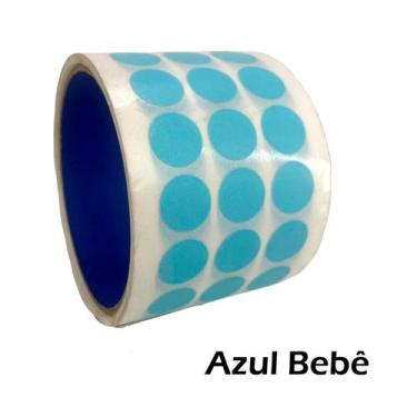 Imagem de Etiqueta Adesiva Autocolante Colorida 15x15mm ideal para organização d