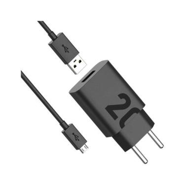 Imagem de Carregador de parede TurboPower 20W Micro USB - Motorola, Preto