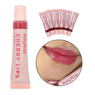 Imagem de Lip Balm Cherry Lips COR CL50  Ruby Rose Cód HBL65035 - Linha rosa Rub
