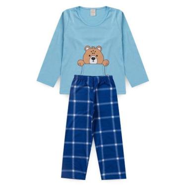 Imagem de Pijama Infantil  Menino Longo Urso - Molekada, 10