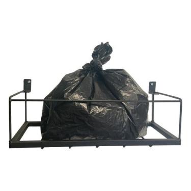 Imagem de Lixeira Residencial De Parede Retrátil Premium Antiferrugem - MANU AMB