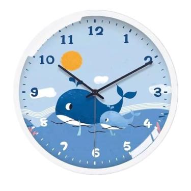 Imagem de LICONG-2020 Relógio de parede criativo para sala de estar, sem perfuração, relógio de parede doméstico, relógio de quartzo elétrico silencioso, adequado para sala de estar, estudo, quarto. Relógio