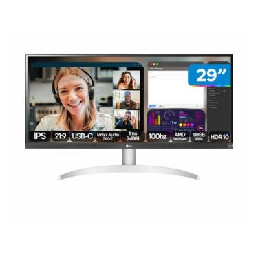Imagem de Monitor 100Hz FHD 1ms LG 29WQ600B-W 29 IPS LED HDMI, 29