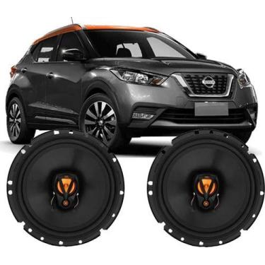 Imagem de Kit Alto Falante Original Jbl Dianteiro Kicks 100wrms Som, Preto/Laran