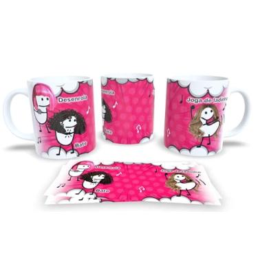 Imagem de Caneca de Porcelana Personalizada Frases Engraçadas, Divertidas e Deboche Pack17 (Denserola)