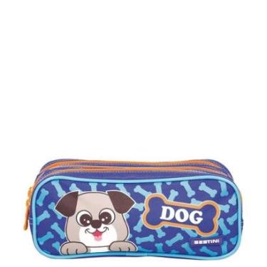 Imagem de Estojo 3 Compartimentos Sestini Pets X Dog Colorido Sestini-Unissex