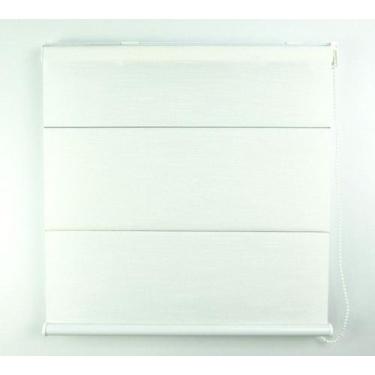 Imagem de Persiana Romana Blackout Crisdan 1,35l X 1,35a Branca