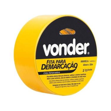 Imagem de Fita Demarcação de Solo Vonder 48mm x 30m Amarela