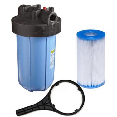 Imagem de Filtro 10" Big para Poço Caixa d'água Cisterna 4.500 litros/hora - Kem