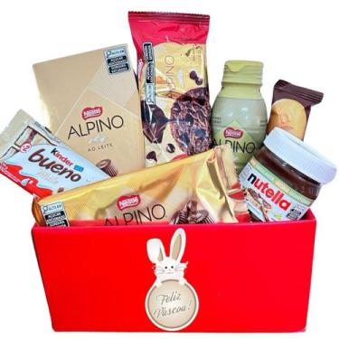 Imagem de Cesta De Chocolate Presente De Páscoa Show Nutella Alpino - Nestlé