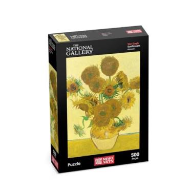 Imagem de Quebra cabeça Van Gogh, Girassois 500 peças, National Gallery- Mimo brinquedos