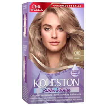 Imagem de Tinta de Cabelo Koleston Louro Claro Perolado 818