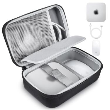 Imagem de Capa rígida de viagem compatível com Apple 2024 Mac Mini M4/M4 Pro bolsa protetora para computador desktop, 2024 Mac Mini M4 / 2024 Mac M4 Pro, preta