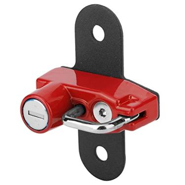 Imagem de Capacete de Motocicleta Local de Alumínio Gancho de Liga para Vstrom 250 2017+ Easy Bloqueio e vá para Motociclistas (Preto) (Vermelho)